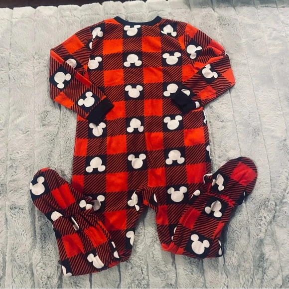 Minnie Mouse Buffalo Plaid Pajamas - Picture 3 of 4